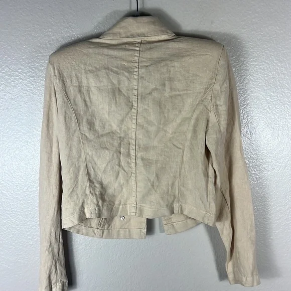(SOLD) L'AGENCE Dolly Crop Linen Blazer - Picture 9 of 9